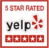 5 Star Rating on Yelp