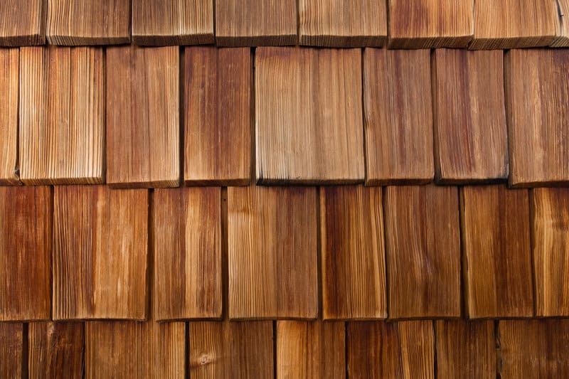 wood shingle roof