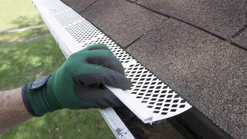 gutter guard installation